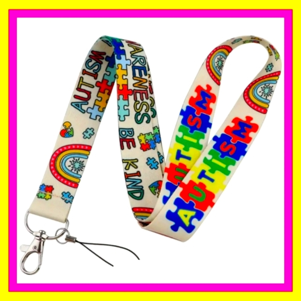 NWT AUTISM AWARENESS LANYARD
